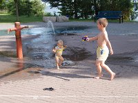17 Splash pool at the lake - June 28, 2007